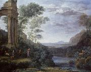 Claude Lorrain Ascanius Shooting the Stag of Sylvia oil painting